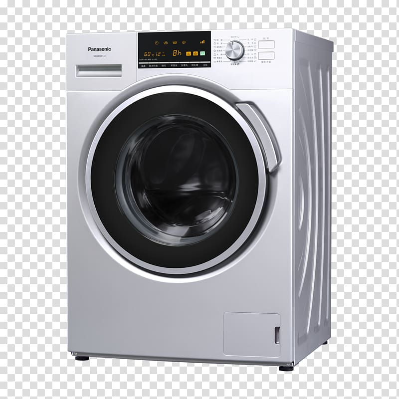 Washing machine Panasonic Home appliance Laundry, Panasonic Romeo series of washing machines transparent background PNG clipart