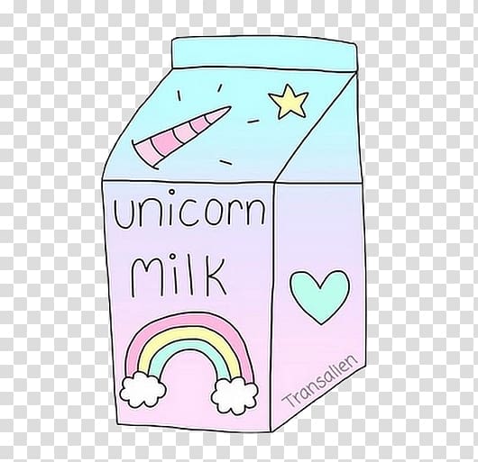 Milkshake Unicorn Milk carton kids, milk transparent background PNG clipart