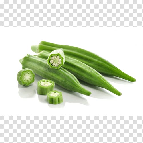 Vegetable Okra Fruit Fresh food Potato, okra transparent background PNG clipart