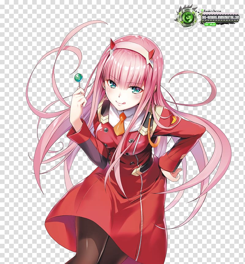 Free: Character Drawing  Anime, Darling in the franxx transparent  background PNG clipart 