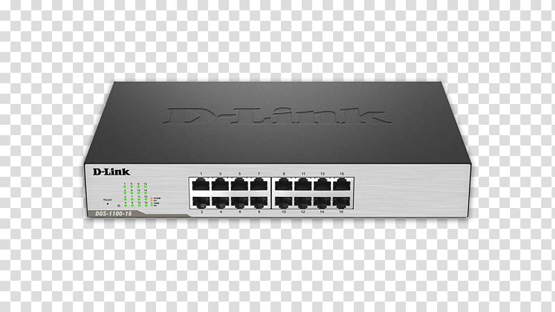 Gigabit Ethernet Network switch D-Link DGS Switch Small form-factor pluggable transceiver, port transparent background PNG clipart