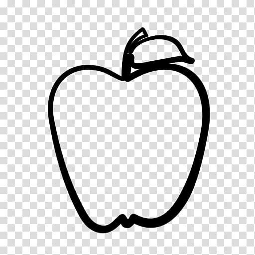 Apple crisp Black and white Apple pie , apple transparent background PNG clipart