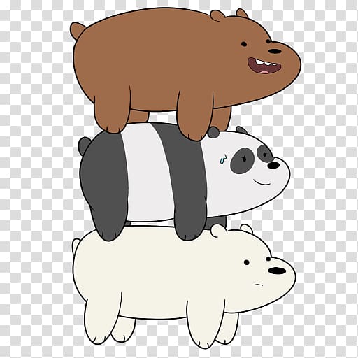 We Bare Bears, Season 3 Giant panda Polar bear Desktop , bear transparent background PNG clipart