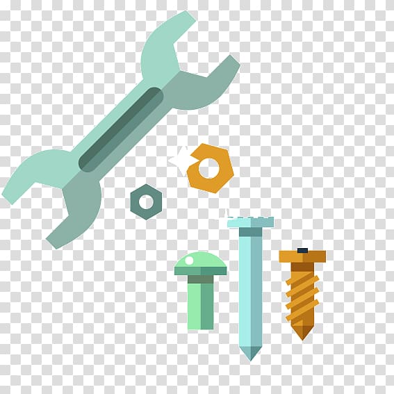 Wrench Tool Cartoon, Spanner decoration Appliances transparent background PNG clipart