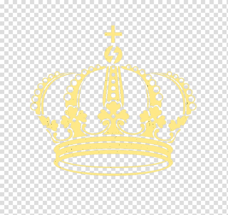 Yellow Pattern, Golden Crown transparent background PNG clipart