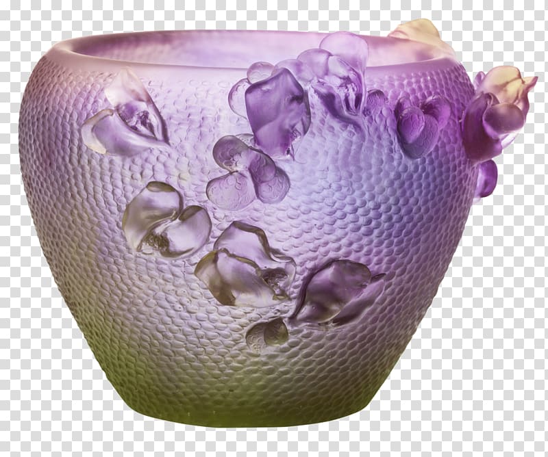 Vase Daum Garden Lead glass Ceramic, vase transparent background PNG clipart