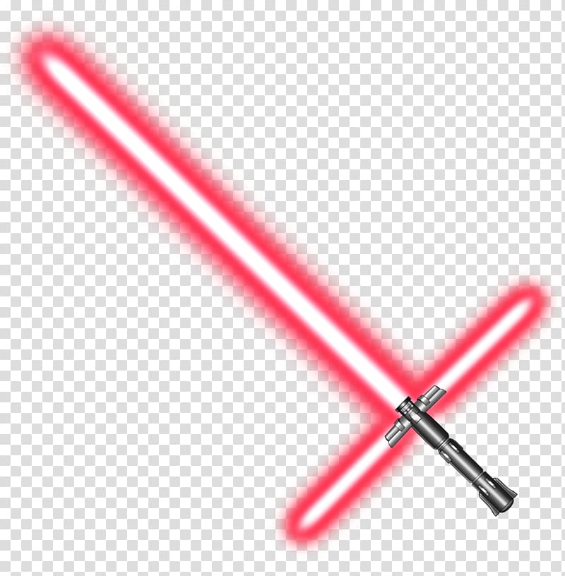 red light saber, Kylo Ren\'s Lightsaber Kylo Ren\'s Lightsaber Anakin Skywalker Darth Maul, kylo ren transparent background PNG clipart