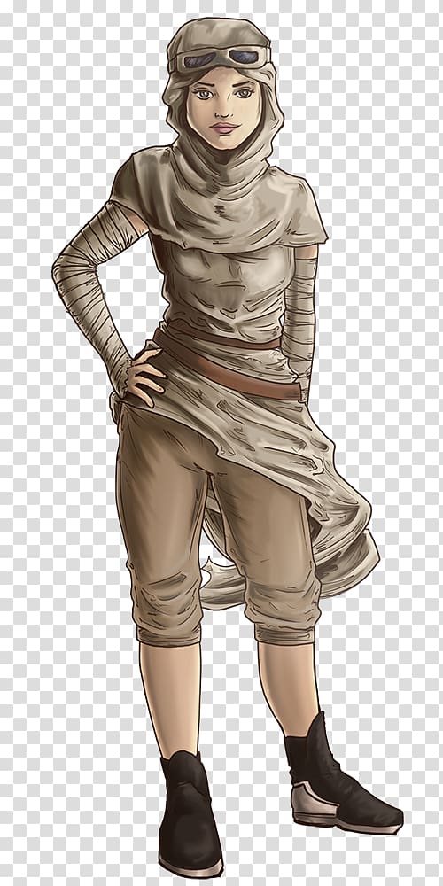 Rey Star Wars Episode VII Obi-Wan Kenobi Leia Organa Padmé Amidala, others transparent background PNG clipart