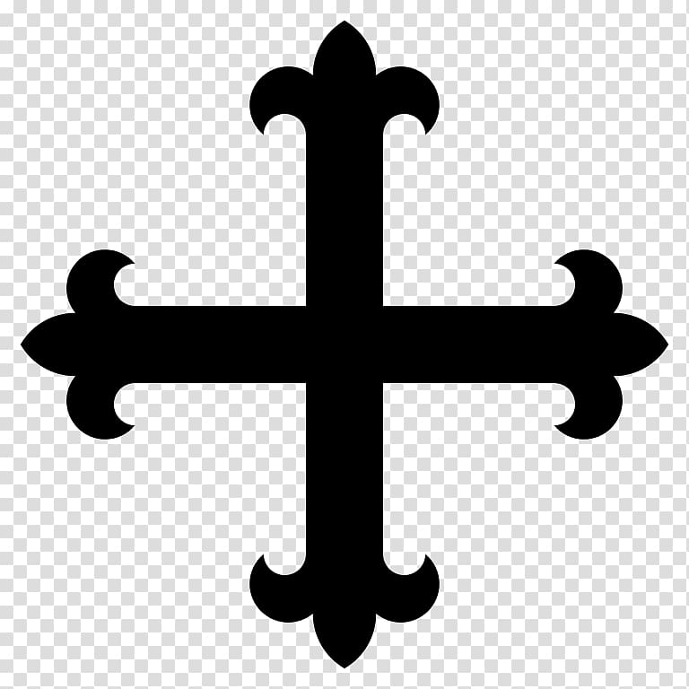 Cross fleury Christian cross Cross of Saint James, christian cross transparent background PNG clipart