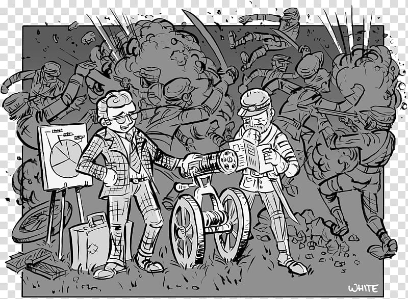 Gatling gun Patent drawing American Civil War, american comics transparent background PNG clipart