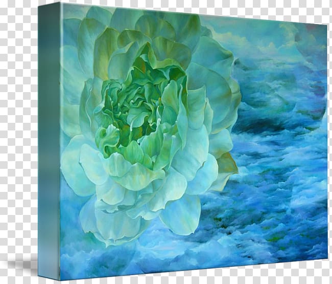 Water Painting Hydrangea Aquatic Plants, golden lotus transparent background PNG clipart