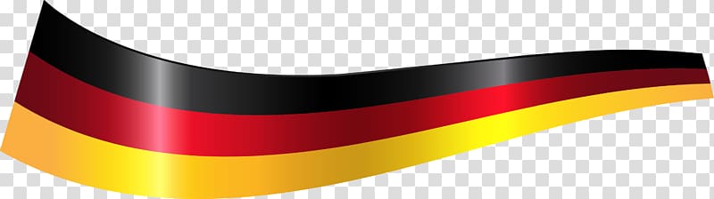 black, red, and yellow striped illustration, Brand, German flag streamers transparent background PNG clipart