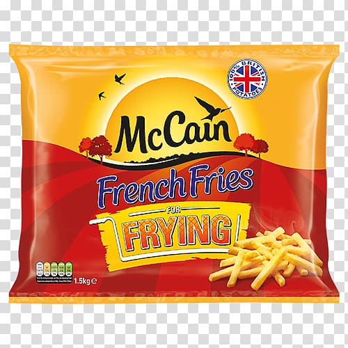 French fries McCain Foods Frying Potato Grocery store, Chips packet transparent background PNG clipart