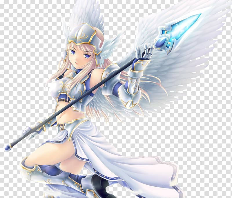 brown-haired female fictional character art, Phantoms of History: The First Movement Anime Girl , Anime Angel transparent background PNG clipart