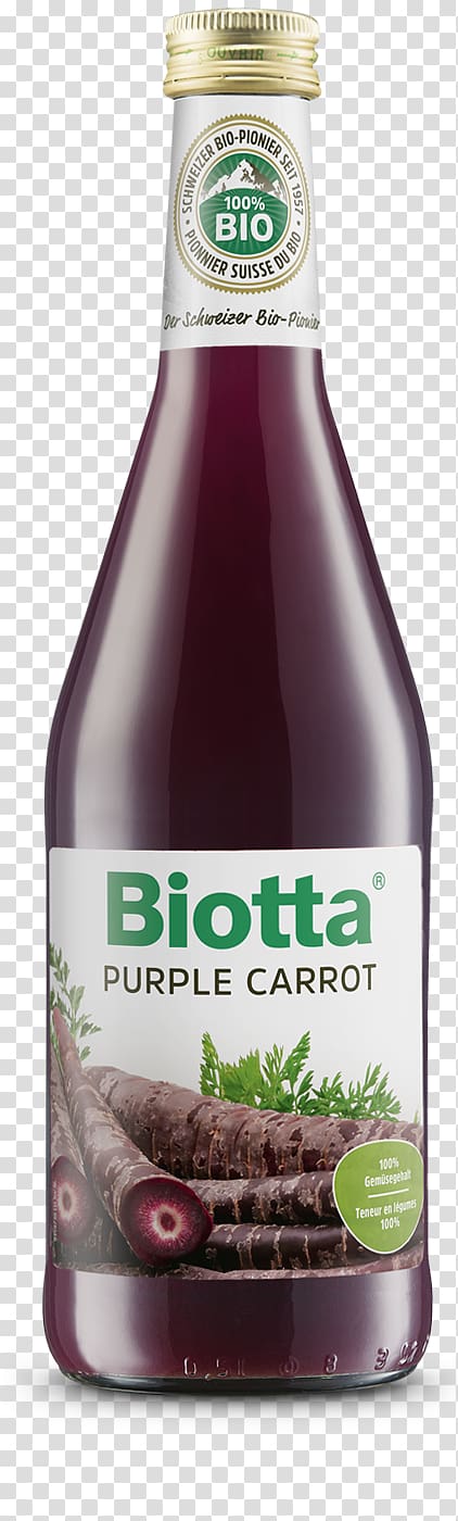 Pomegranate juice Organic food Biotta Direktsaft, purple carrot transparent background PNG clipart