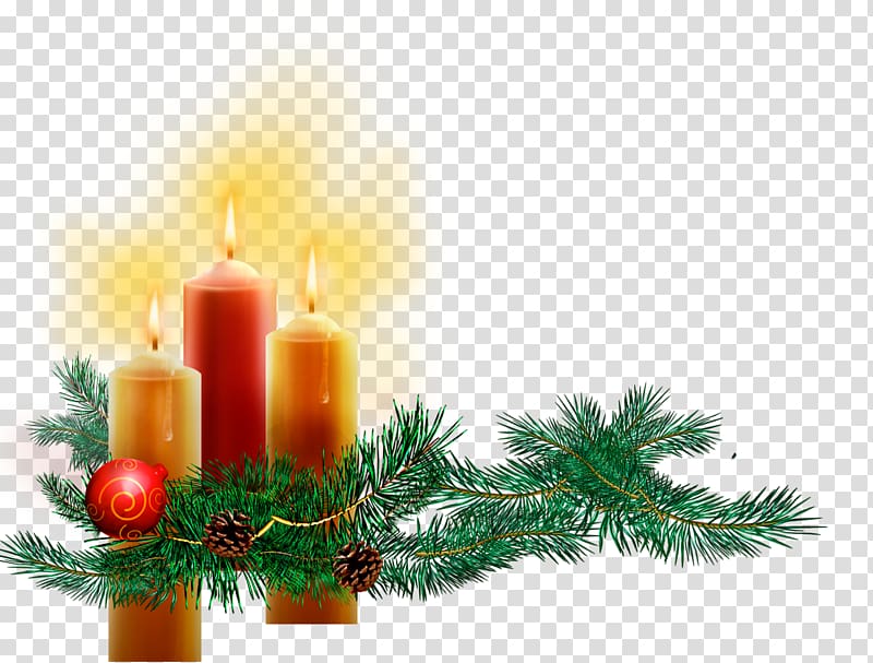 Christmas Advent candle Advent candle Party, christmas transparent background PNG clipart