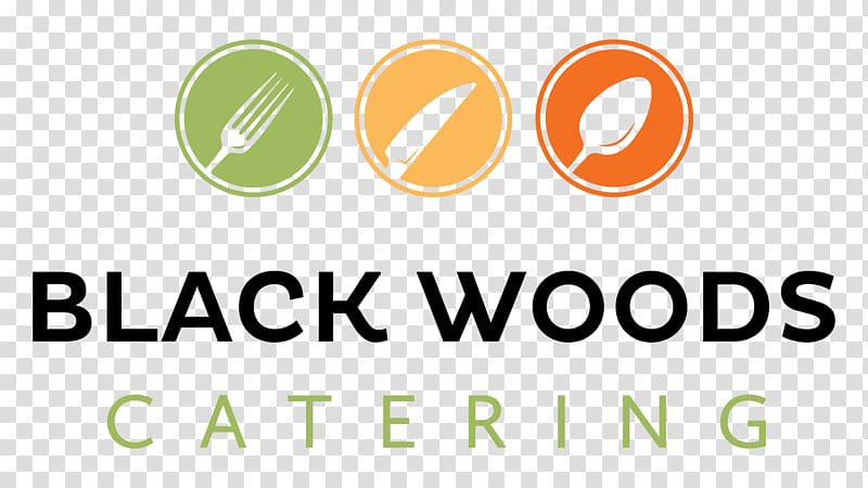 Black Woods Catering Logo Brand Product design, design transparent background PNG clipart