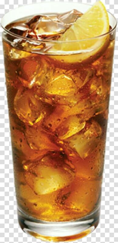 Rum and Coke Iced tea Fizzy Drinks Lemonade, iced tea transparent background PNG clipart