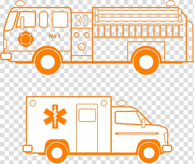Car Emergency vehicle Fire engine, rescue people transparent background PNG clipart