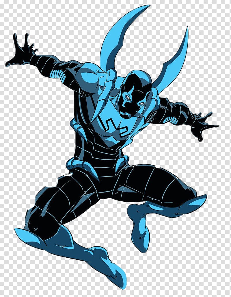 Spider-Man Robin Iron Man Booster Gold Blue Beetle, beetle transparent background PNG clipart