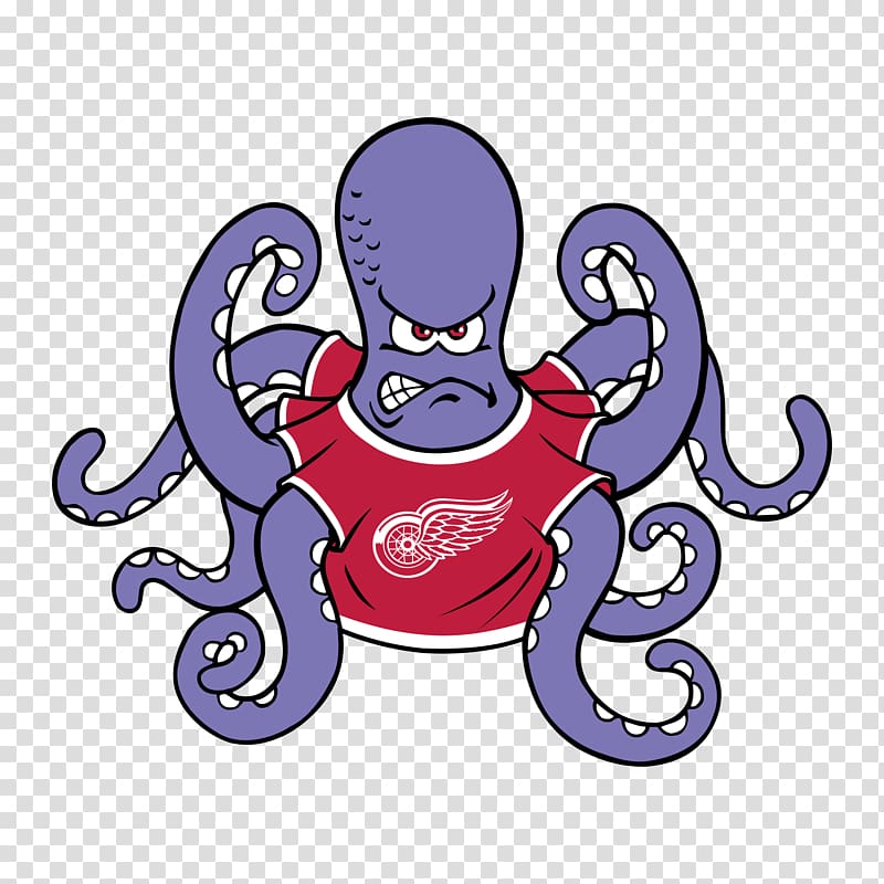 Detroit Red Wings National Hockey League graphics Logo, doctor octopus transparent background PNG clipart