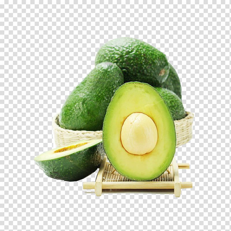Avocado, Cut avocado transparent background PNG clipart
