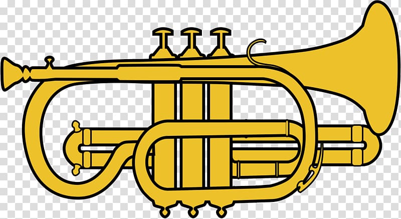 Cornett Trumpet Musical Instruments Wind instrument, PISTON transparent background PNG clipart