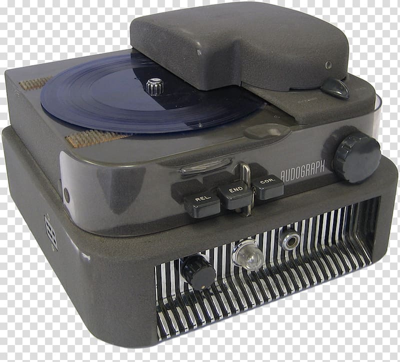 Gray Audograph Audio The Cutting Corporation Preservation Equipment Ltd, phonograph transparent background PNG clipart