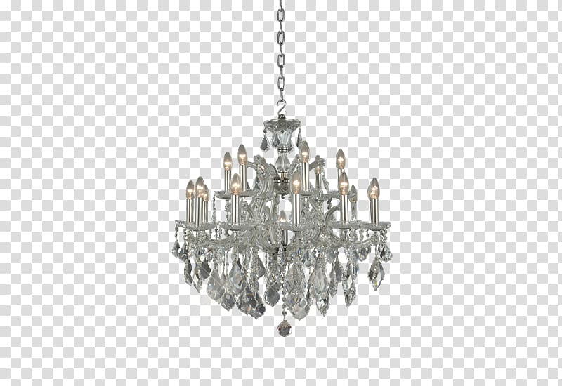 Light fixture Chandelier Lighting Asfour Crystal, crystal light transparent background PNG clipart