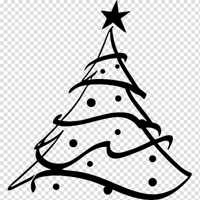 Christmas tree Fir, Star Wellness Logo transparent background PNG clipart