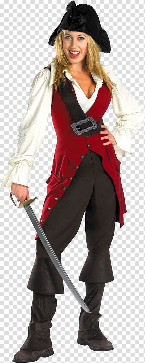 Keira Knightley Elizabeth Swann Jack Sparrow Pirates of the Caribbean: At World\'s End Costume, Pirate transparent background PNG clipart