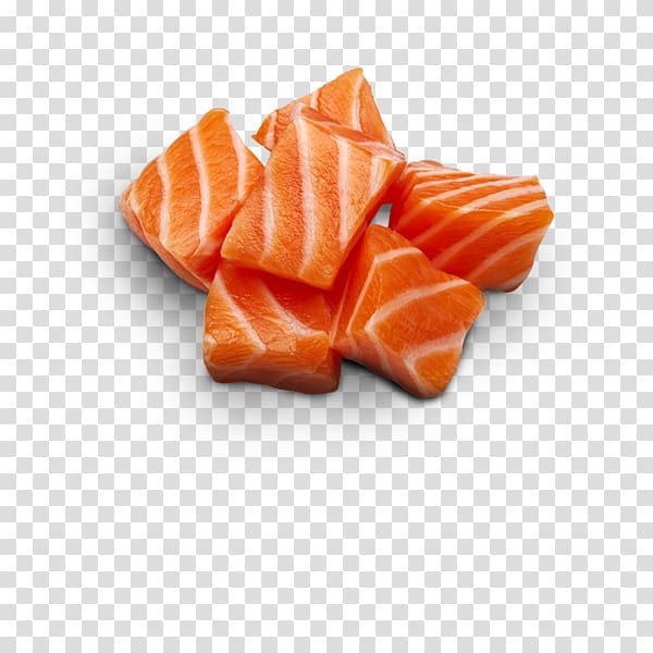 Sliced Of Fish Meat Sashimi Smoked Salmon Lox Kebab Salmon