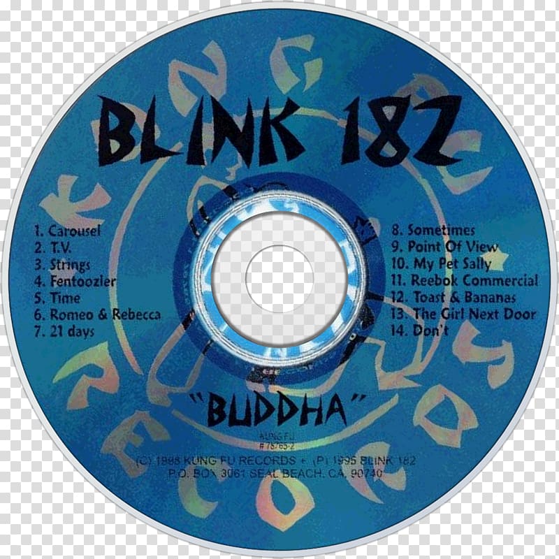 Compact disc, Blink 182 transparent background PNG clipart