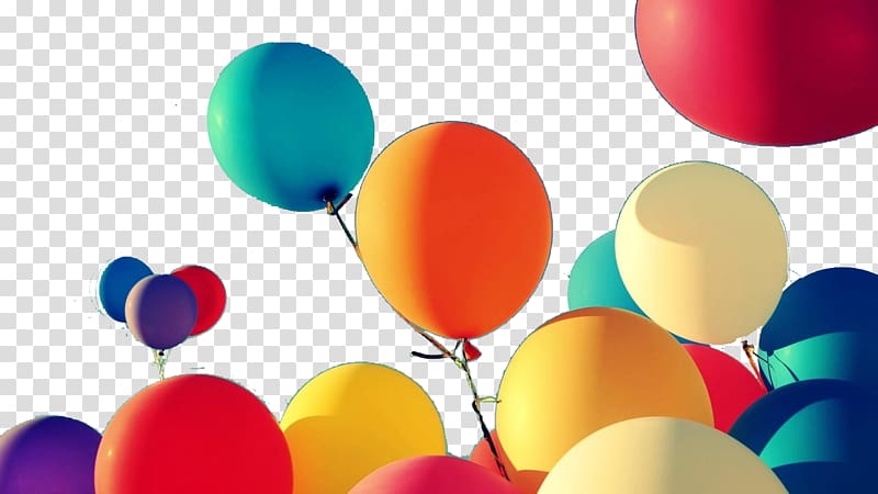 Balloon Color Computer file, Color decorative balloons transparent background PNG clipart