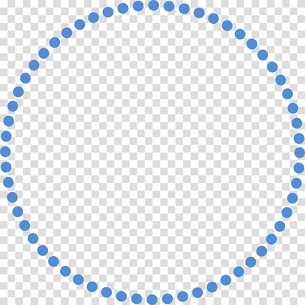 blue circles borderline illustration, Polka dot Circle , dots transparent background PNG clipart