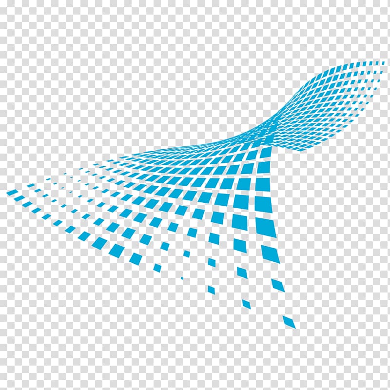 Technology Euclidean , Bending technology background , blue logo illustration transparent background PNG clipart