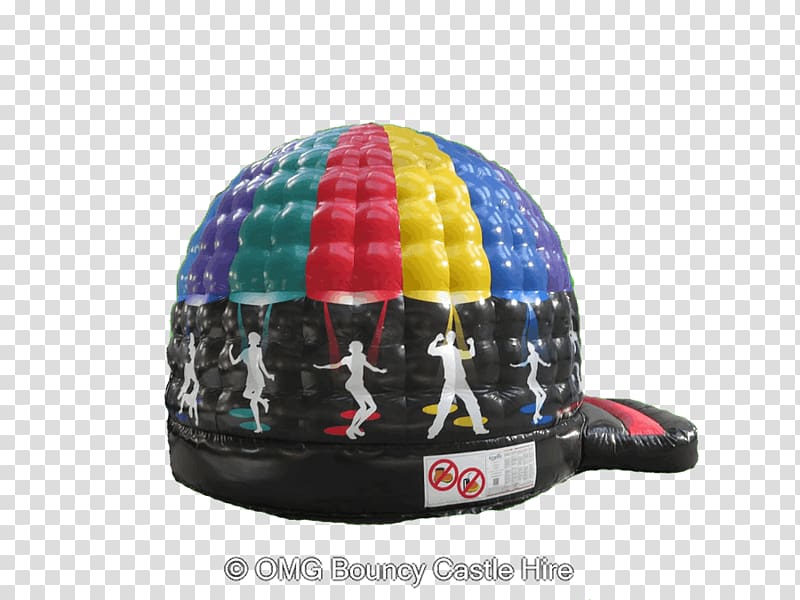 Inflatable Bouncers Castle Baseball cap Disco, Bouncy Castle transparent background PNG clipart