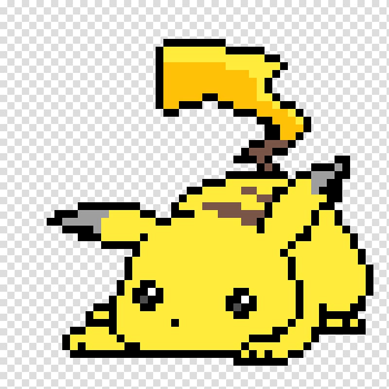 Pikachu Pixel art, pikachu transparent background PNG clipart | HiClipart
