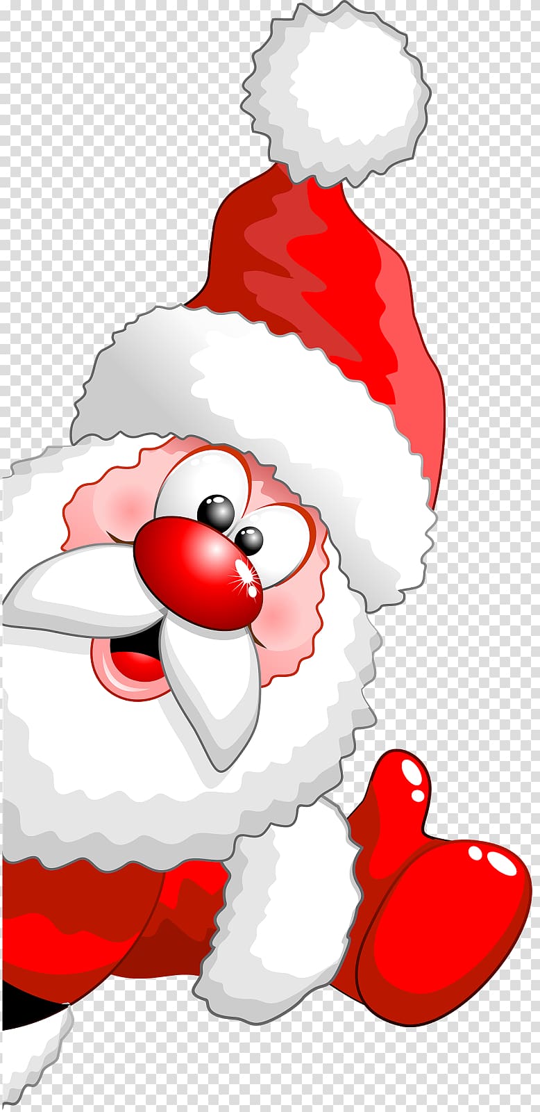 Santa Claus Reindeer Christmas and holiday season Christmas tree, santa sleigh transparent background PNG clipart