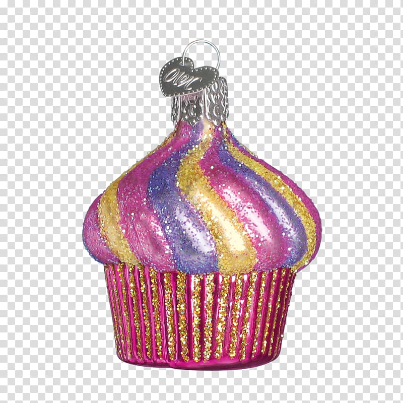 Christmas ornament Cupcake Glassblowing, christmas transparent background PNG clipart