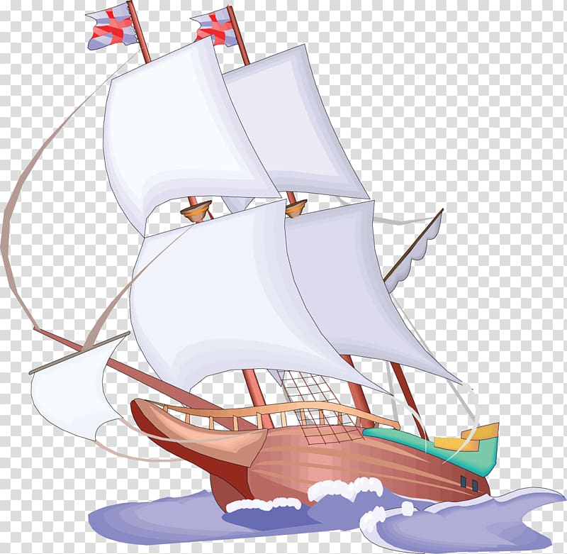Caravel Sailing ship, Ship transparent background PNG clipart