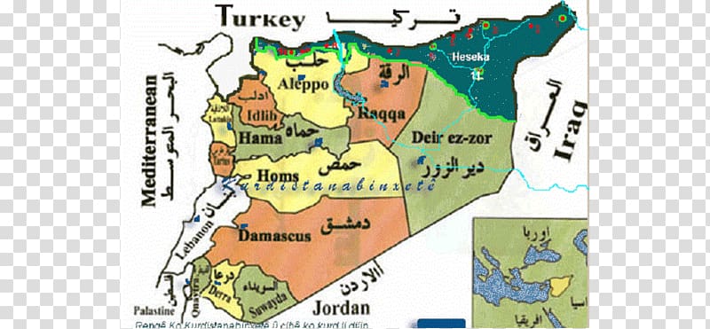 Raqqa Governorate Kurdistan Map Al-Hasakah Governorate Turkey, map transparent background PNG clipart