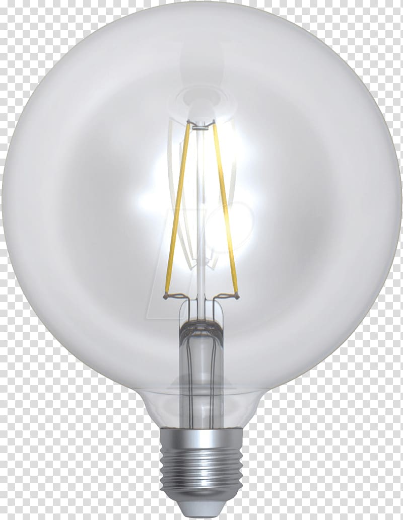 Incandescent light bulb LED filament LED lamp Edison screw, Led Filament transparent background PNG clipart