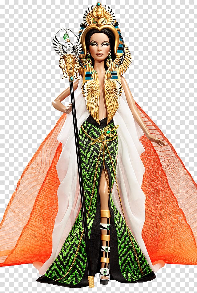 Barbie Doll Toy Ancient Egypt Mattel, Goddess transparent background PNG clipart