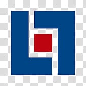 square red and blue logo, Länsförsäkringar Logo transparent background PNG clipart