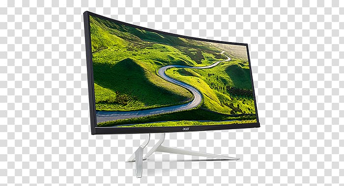 Acer XR382CQK Monitor 21:9 aspect ratio IPS panel Computer Monitors, ces 2018 monitor transparent background PNG clipart