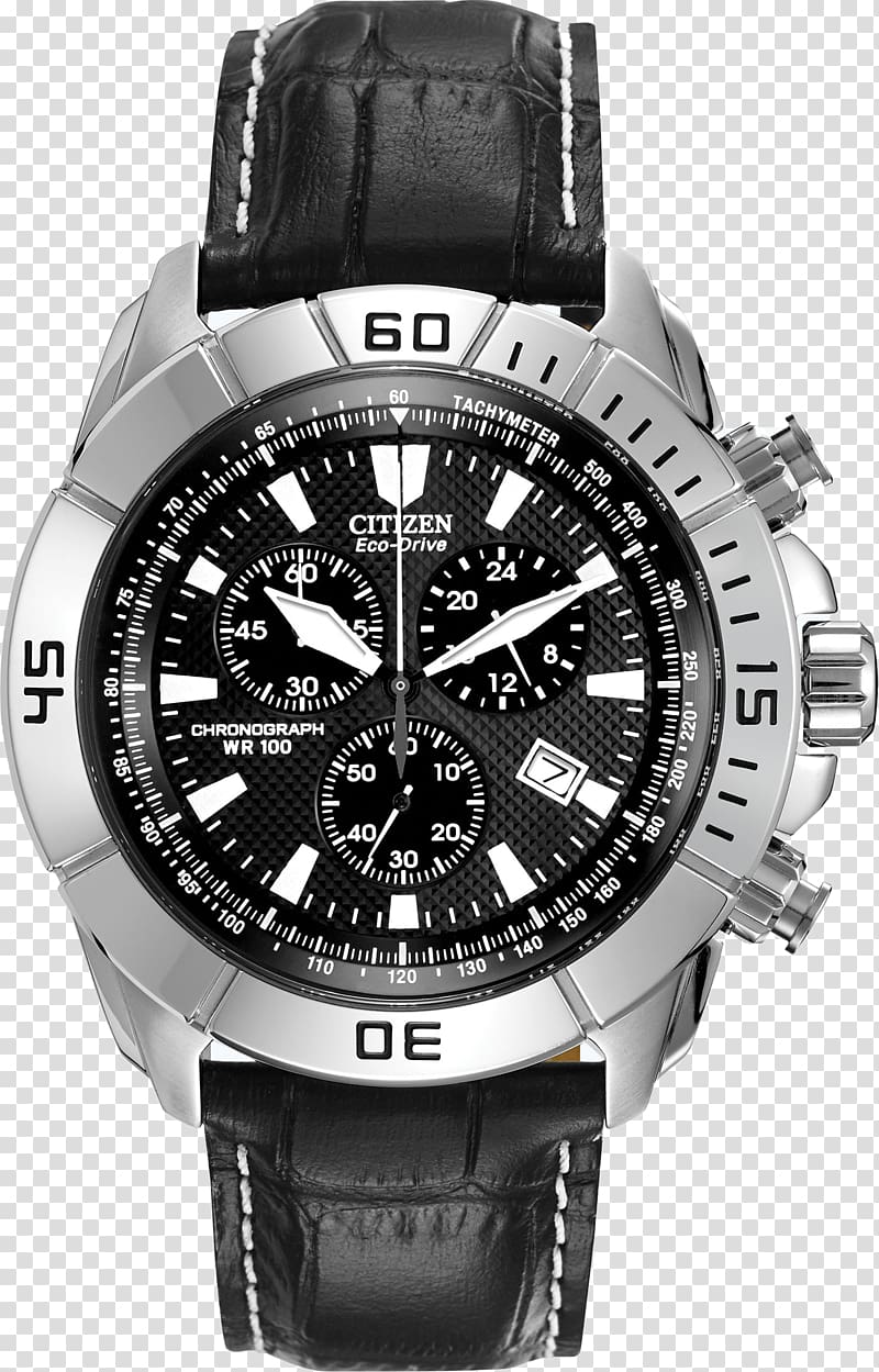 Watch Eco-Drive Clock Citizen Holdings Stainless steel, watch transparent background PNG clipart