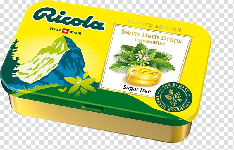 Ricola Swiss cuisine Herb Throat lozenge Werther\'s Original, chewing gum transparent background PNG clipart