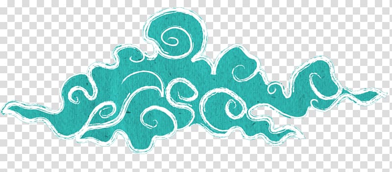 hand-painted clouds transparent background PNG clipart