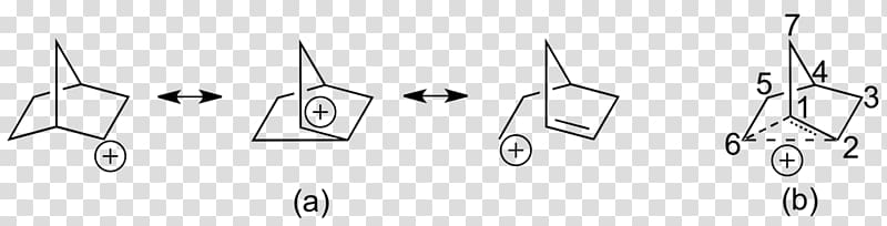 2-Norbornyl cation Norbornane Carbonium ion Carbocation Three-center two-electron bond, 2norbornyl Cation transparent background PNG clipart